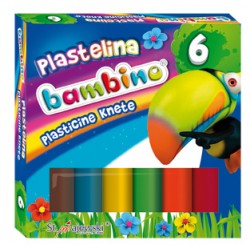 Plastelina BAMBINO 6 kolorów