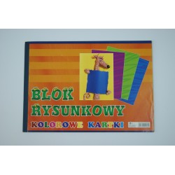 Blok rysunkowy A4 kolorowy