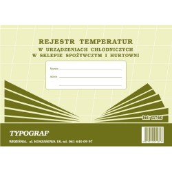 Druk Rejestr Temperatur w...