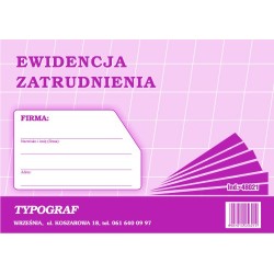 Druk Ewidencja Zatrudnienia...