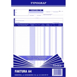 Druk Faktura VAT A4 (01001)