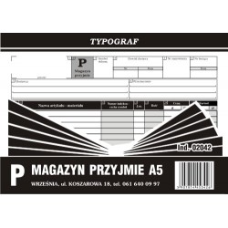 Druk P Magazyn Przyjmie A5...