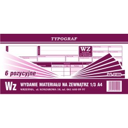 Druk WZ Wydanie Materiału...